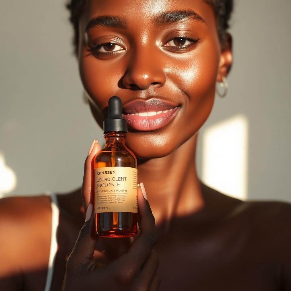 Le sérum hibiscus au réveil — @amina.dla